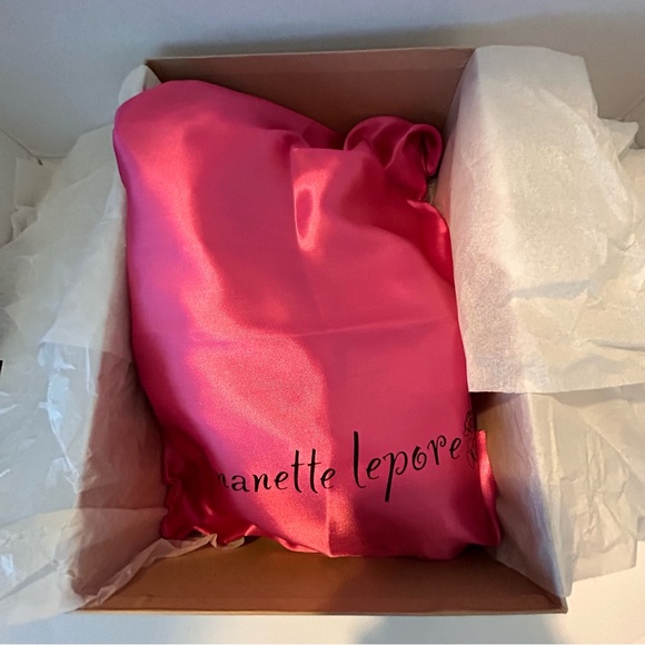 Nanette Lepore Peep Toe Pump Black 8.5 - Picture 13 of 13